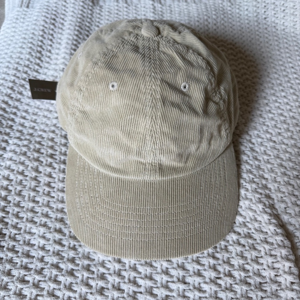 NWT J.CREW CORDUROY HAT KHAKI